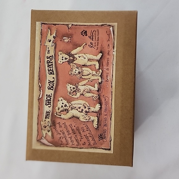 BNIB Boyds Bears The Shoe Box Bears Chicklet Grizberg A Sprinkle In TimeFigurine - Picture 14 of 16